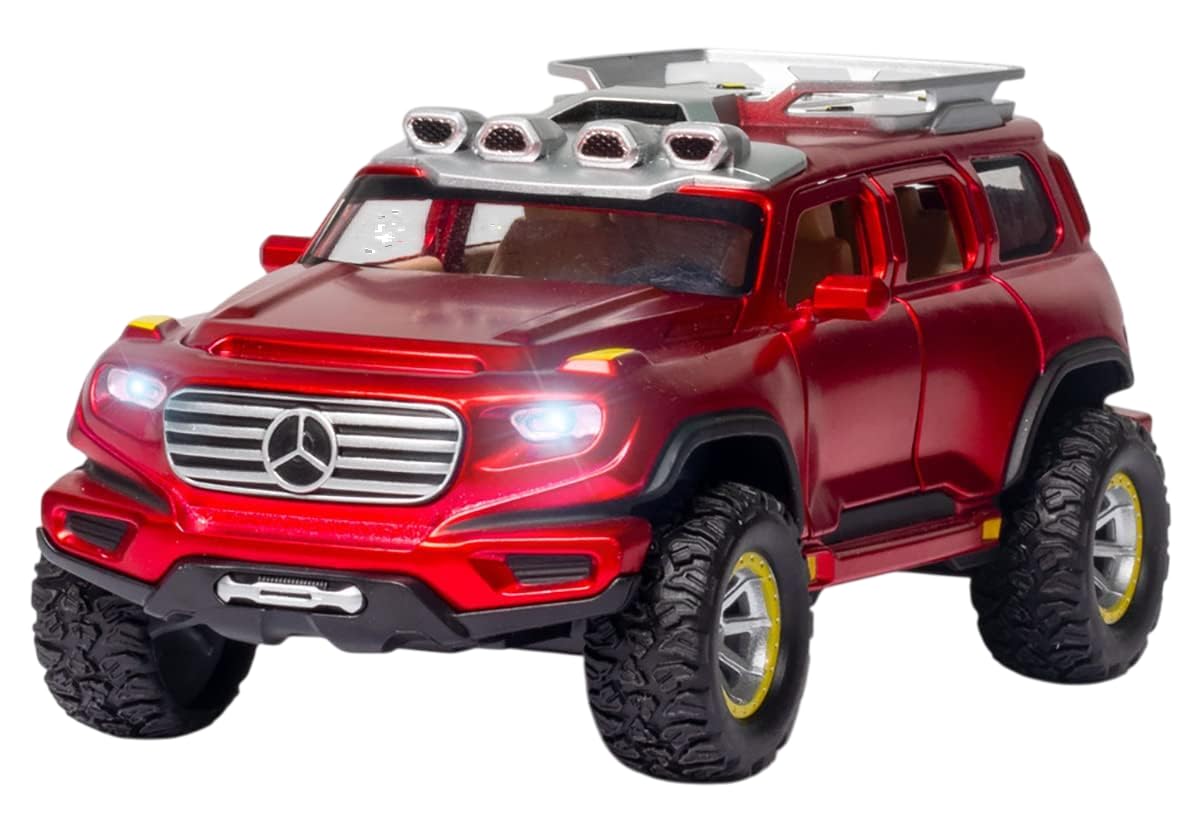 Magicwand® 1:32 Scale Die-Cast ENER-G-Force with 6 Openable Doors,Pull Back Action,Blinking Lights & Music【Colors as Per Stock】【Pack of 1】