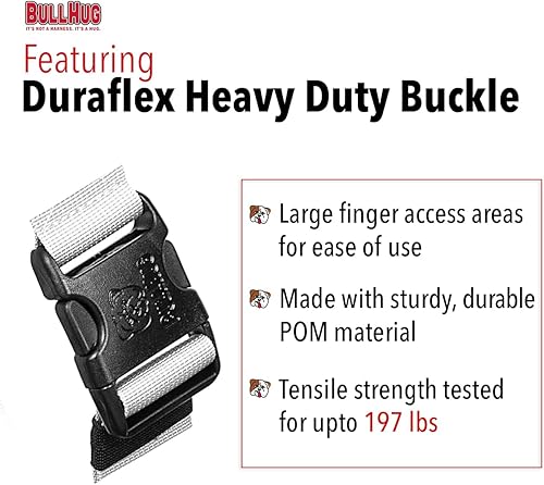 Miniatura 7 de BULLHUG Arnés  Hecho para perros de pecho más grande como bulldogs ingleses, bulldogs franceses, pugs y más. Evita que los perros tiren y se