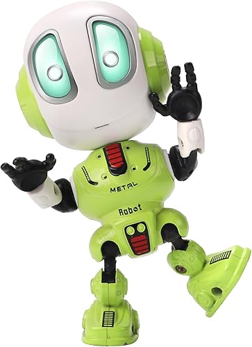 Juguetes de robot parlante para niños, mini robot, repite lo que dices con luces intermitentes y control táctil, juguetes para niños de 3, 4, 5, 6,