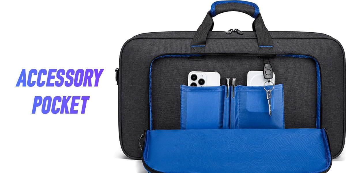 Borsa portaoggetti per Pioneer DDJ-FLX4 e DDJ-400, custodia Oxford multifunzionale adatta per laptop DDJ-REV1 e 15,6", borsa portatile per attrezzatura DJ, grigio