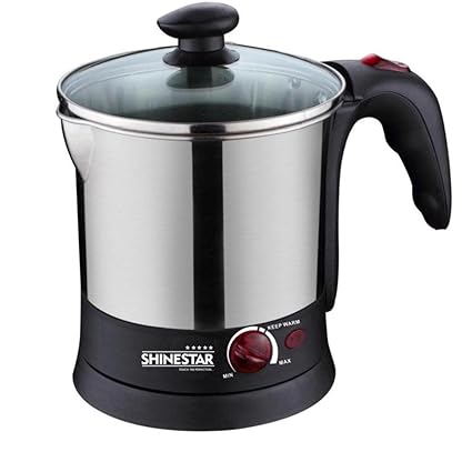 Shinestar 1. 5Ltr Kettle (Model No. : 936, Silver & Black)