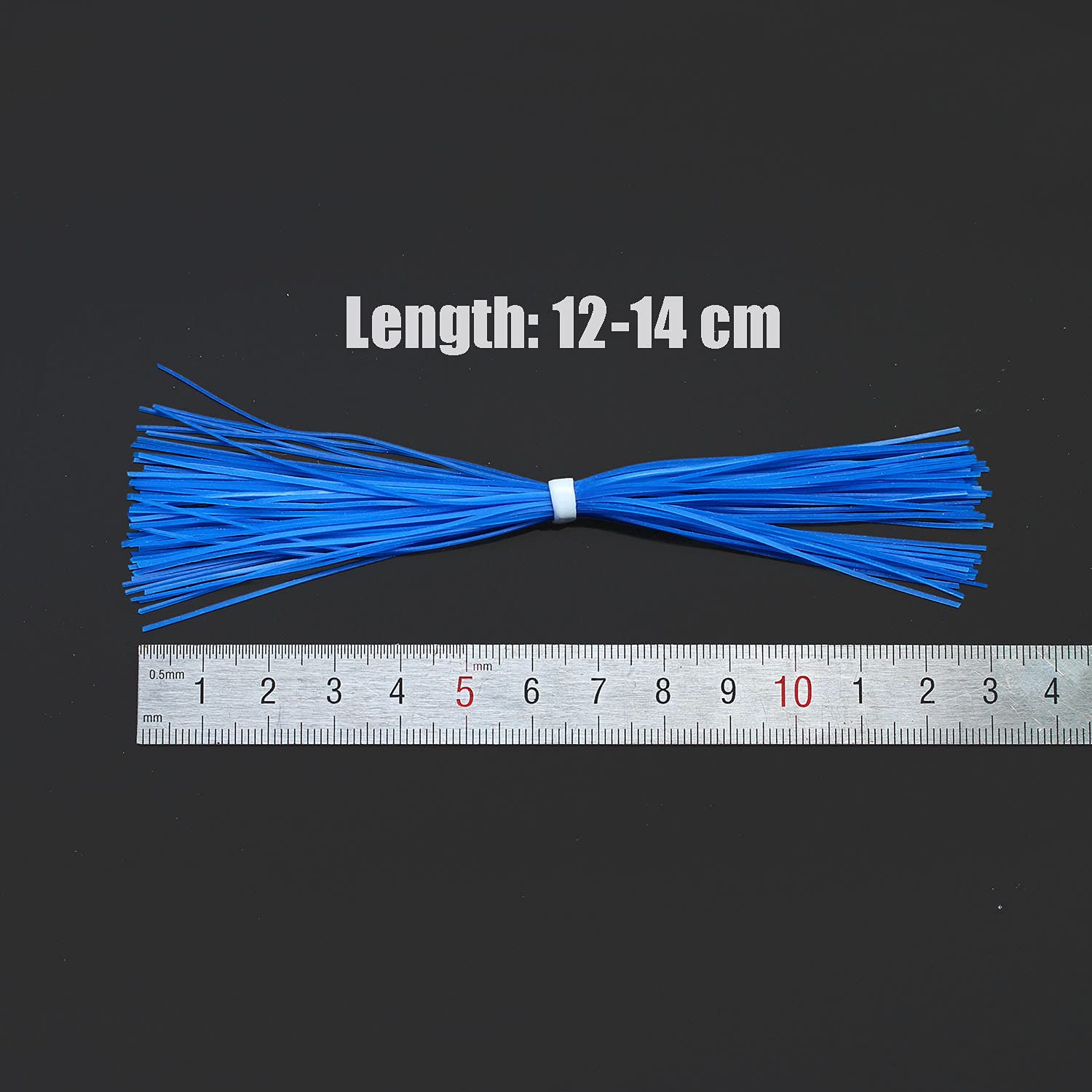 Tigofly Lot De 6 Pièces Multicolores Arc-en-ciel En Silicone Pour Jupes Jambes Entières DIY Spinner Appât Calmar Fil En Caoutchouc