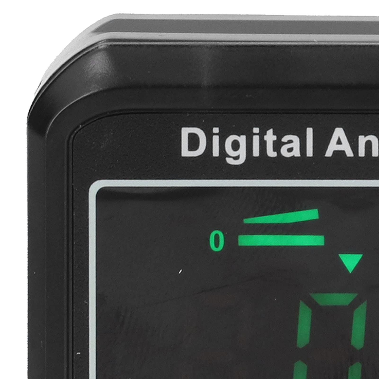 Medidor de ángulo multifuncional de precisión del ángulo digital con pantalla LED, lectura automática, retención de datos, calibración, baja alerta de batería y surcos para marcar