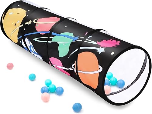 Tienda de campaña de túnel de juego para niños pequeños, tienda de campaña colorida de 6 pies para bebés, perros o gatos, regalo plegable para niños