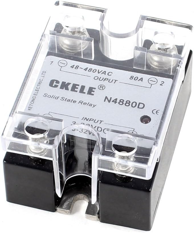 DC/AC SSR Solid State Relay 80A DC 3-32V to AC 48-480V