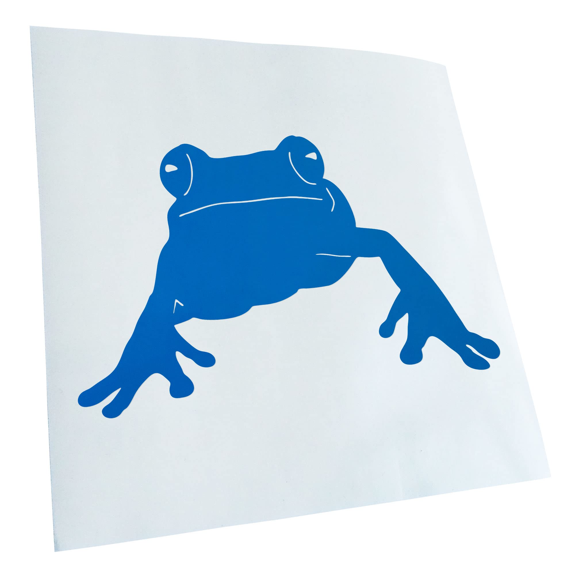Kiwistar - Car Sticker - Blue - 60 x 38 cm Frog Frog Pond - Rear Window Car Sticker Weatherproof for Car Truck Moped Truck - Sticker Exterior Self-Adhesive Tuning Accessories for Window Vehicle Window