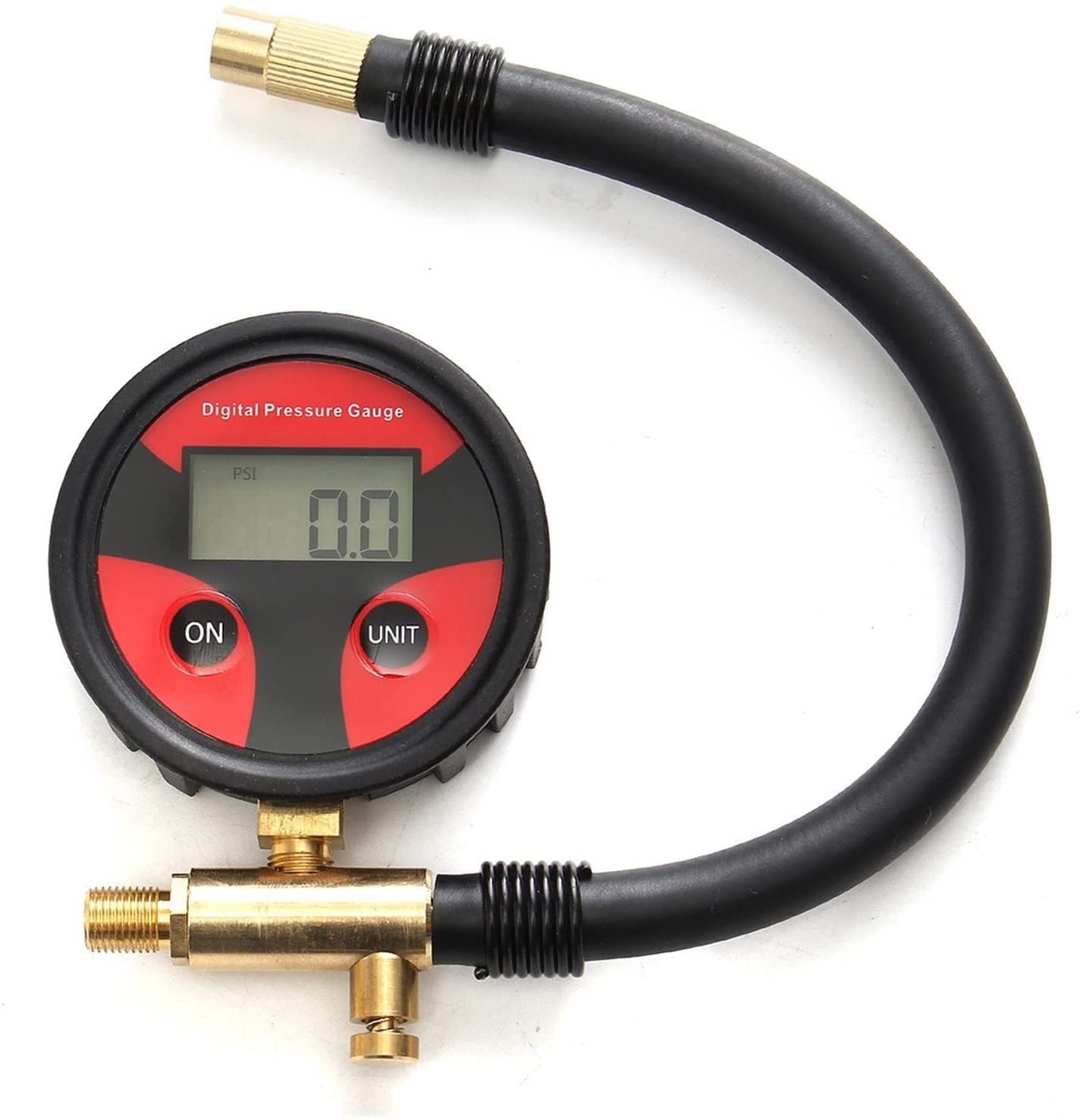 Medidor de presión de neumáticos Digital, manómetro LCD de 200PSI, Motocicleta, Coche, camión, 4 Unidades Disponibles