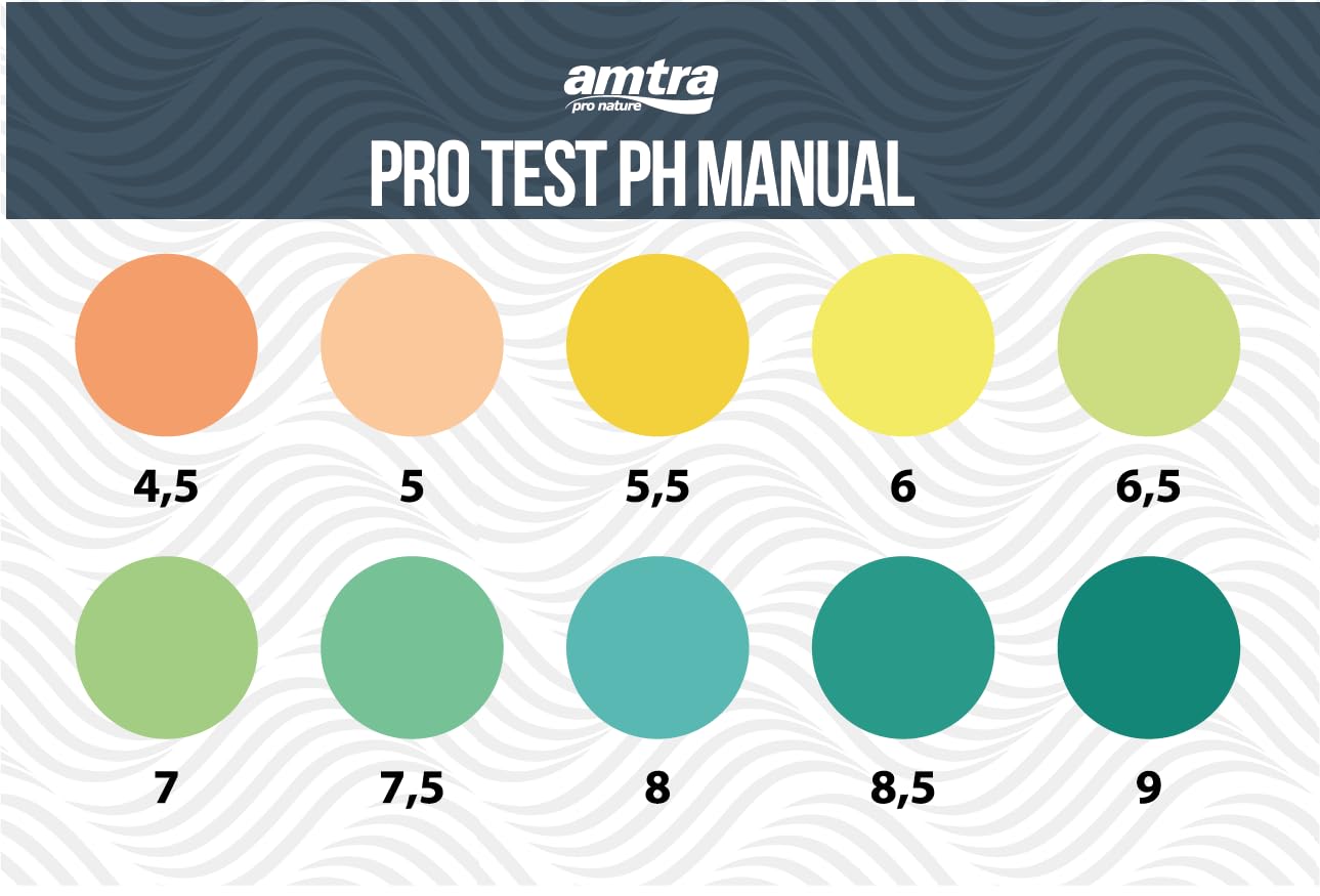 Test Acquario Amtra Multicheck 6 In 1 - 50 Strisce Per Controllo PH, KH, GH, NO2, NO3, Cl2 In 60 Secondi - Foto 11