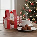 Maple Truffles – Premium Canadian Chocolate Gift Box with Creamy Filling, 204g