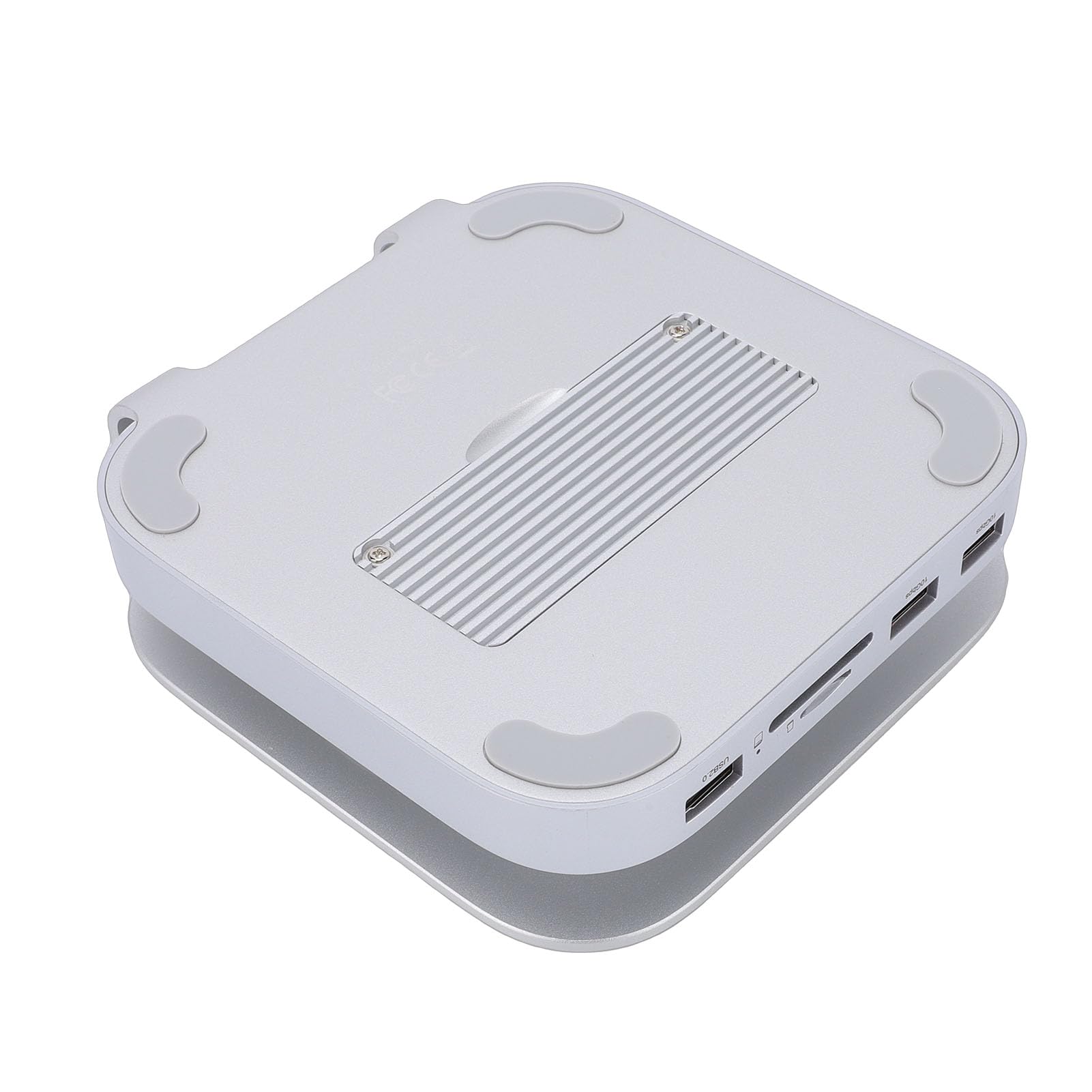 Cocoarm Stacja Dokująca Pasująca do Metalowej Stacji Dokującej M4 do Komputera Stacjonarnego z obudową NVMe o Pojemności 8 TB, 2 Gniazdami Kart USB A 10 Gb/s i Zasilaniem USB C Konfiguracji w Biurze
