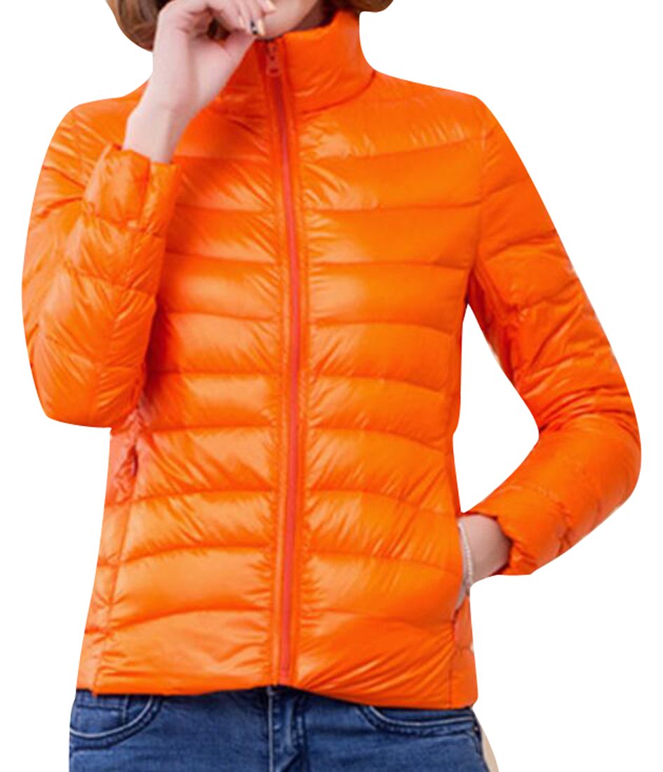 LD Womens Winter Zipper Packable Ultra Lightweight Down Jacket Outwear Puffer Coats