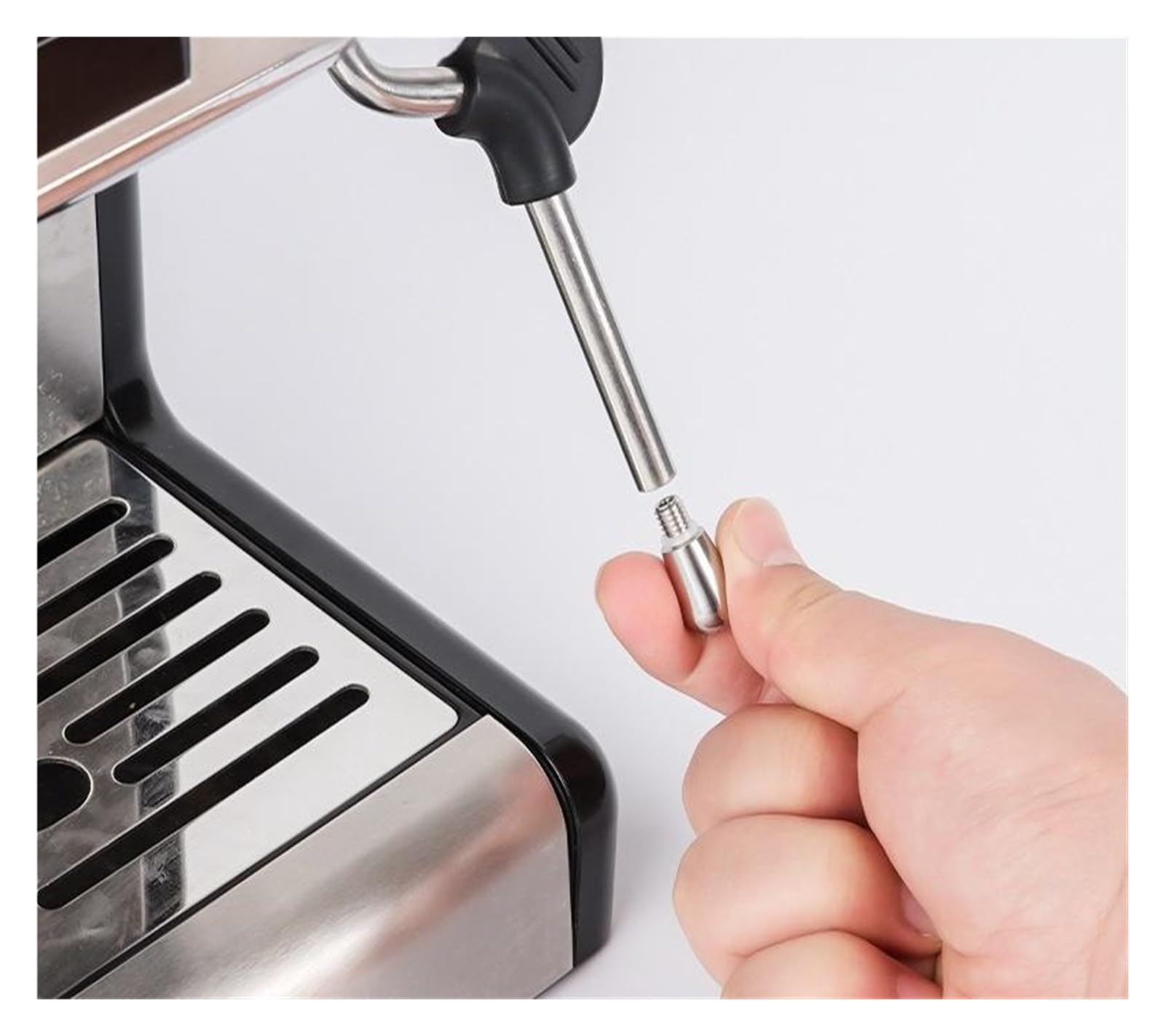 Compatible con boquilla de vapor Breville 870 Coffee de 3 boquillas | 875,878,Máquina,fabricante,de,expreso,4,pico,varita,punta(3 holes)