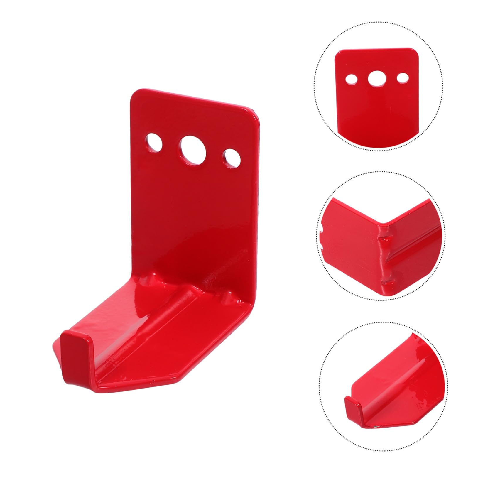 PRETYZOOM 16 Piezas Soporte Metálico para Extintor de Incendios de Acero al Resistente y Prueba de Intemperie con Tornillos para Montaje Pared para Hogar Oficina y Cocina Comercial