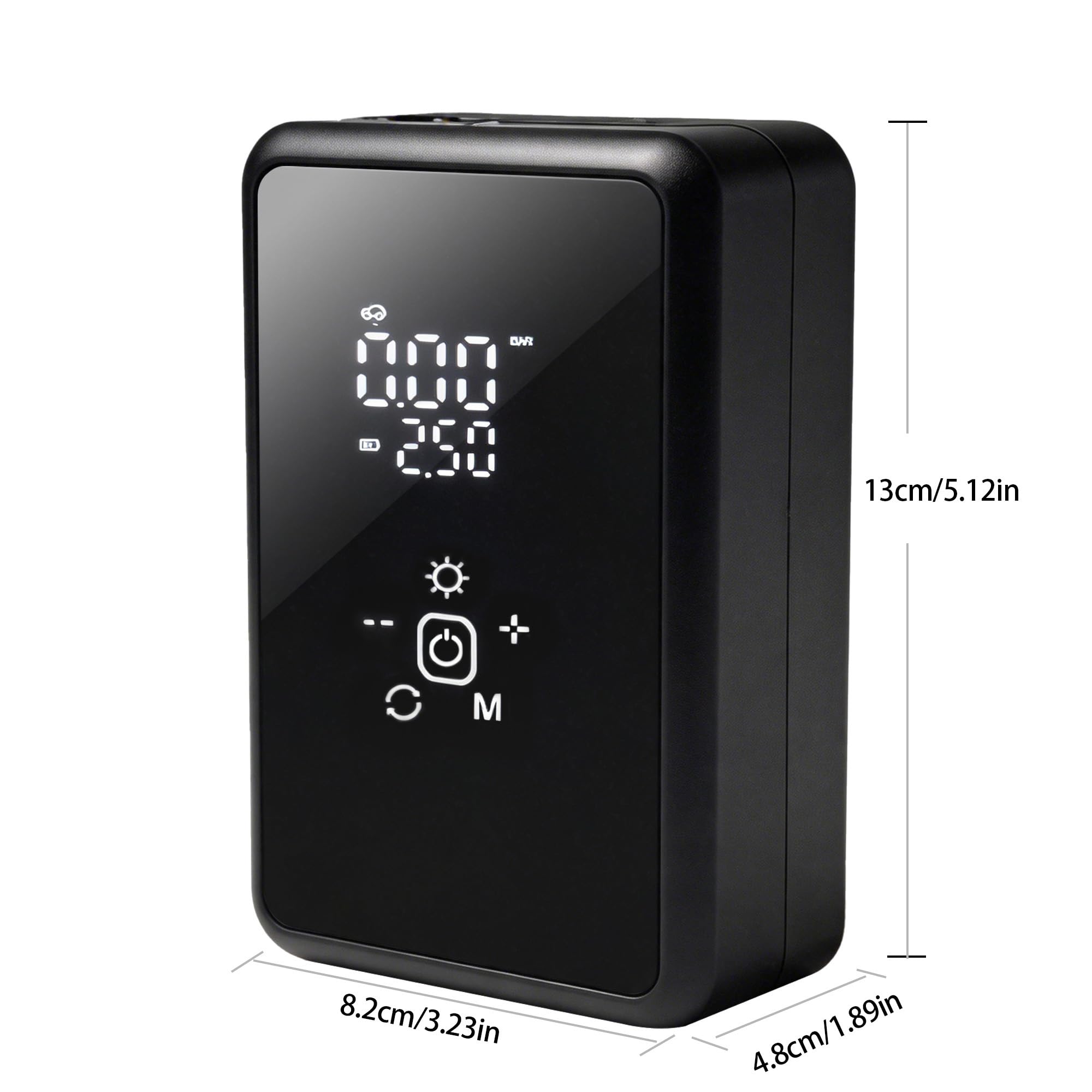 Portable Tire Inflator with LED Light & Hammer -6 Portable Tire Inflator with LED Light & Hammer -6