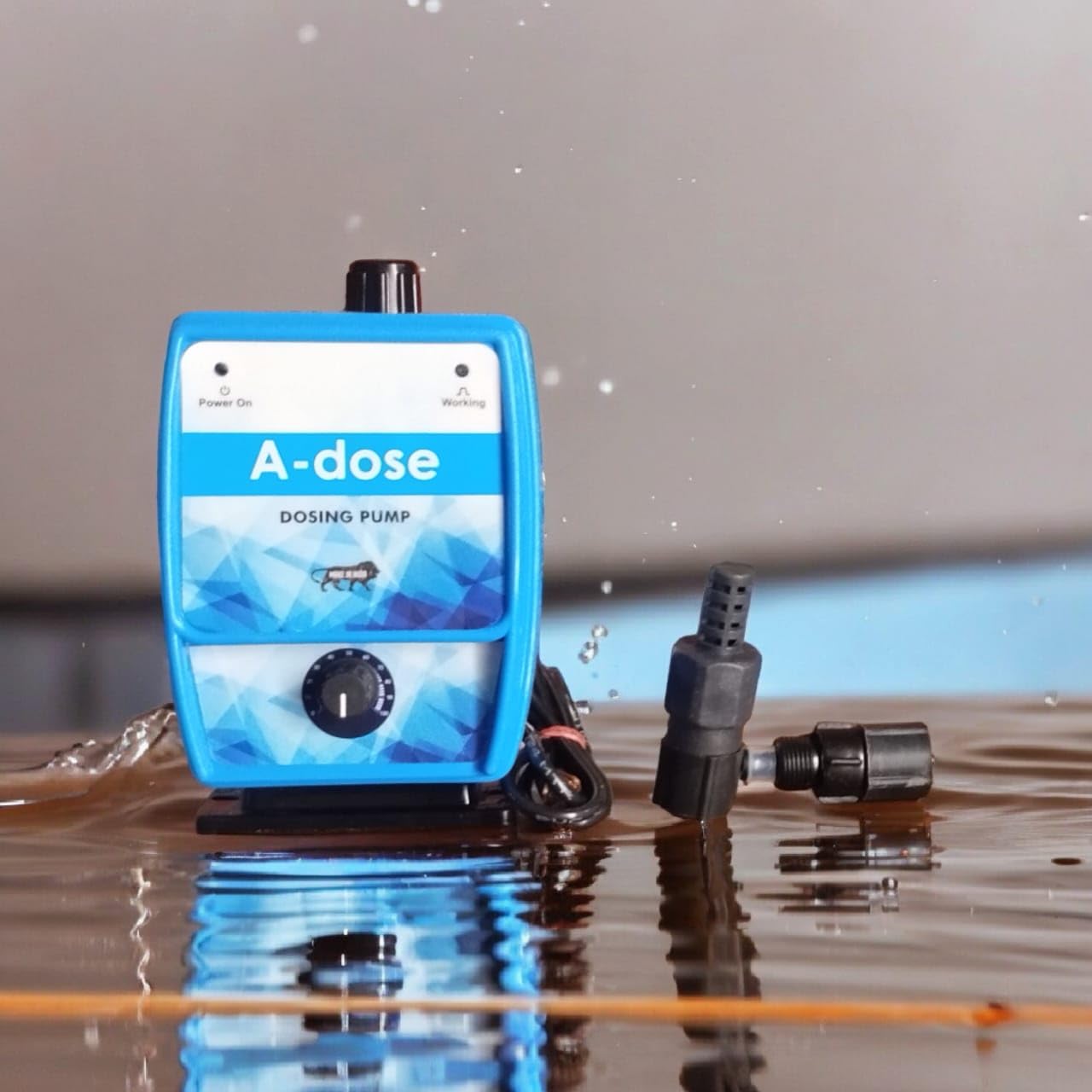 A-Dose 6 LPH Dosing Pump / 0.5 HP Original Dosing Pump for Commercial RO Water Purifier-image-5