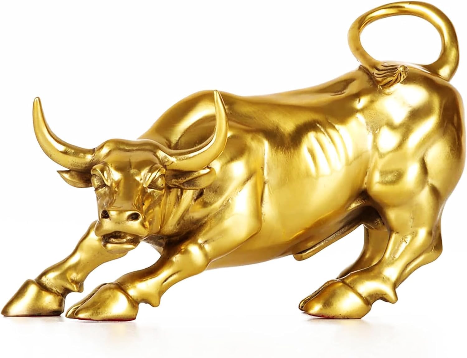 ZTTXHYAN Bronze Wall Street Bull Statue，Casting Bronze Bull