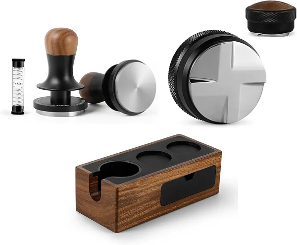 MHW-3BOMBER Espresso Coffee Tamper 53.35mm & Coffee Distributor 53.35MM & Espresso Organizer Station