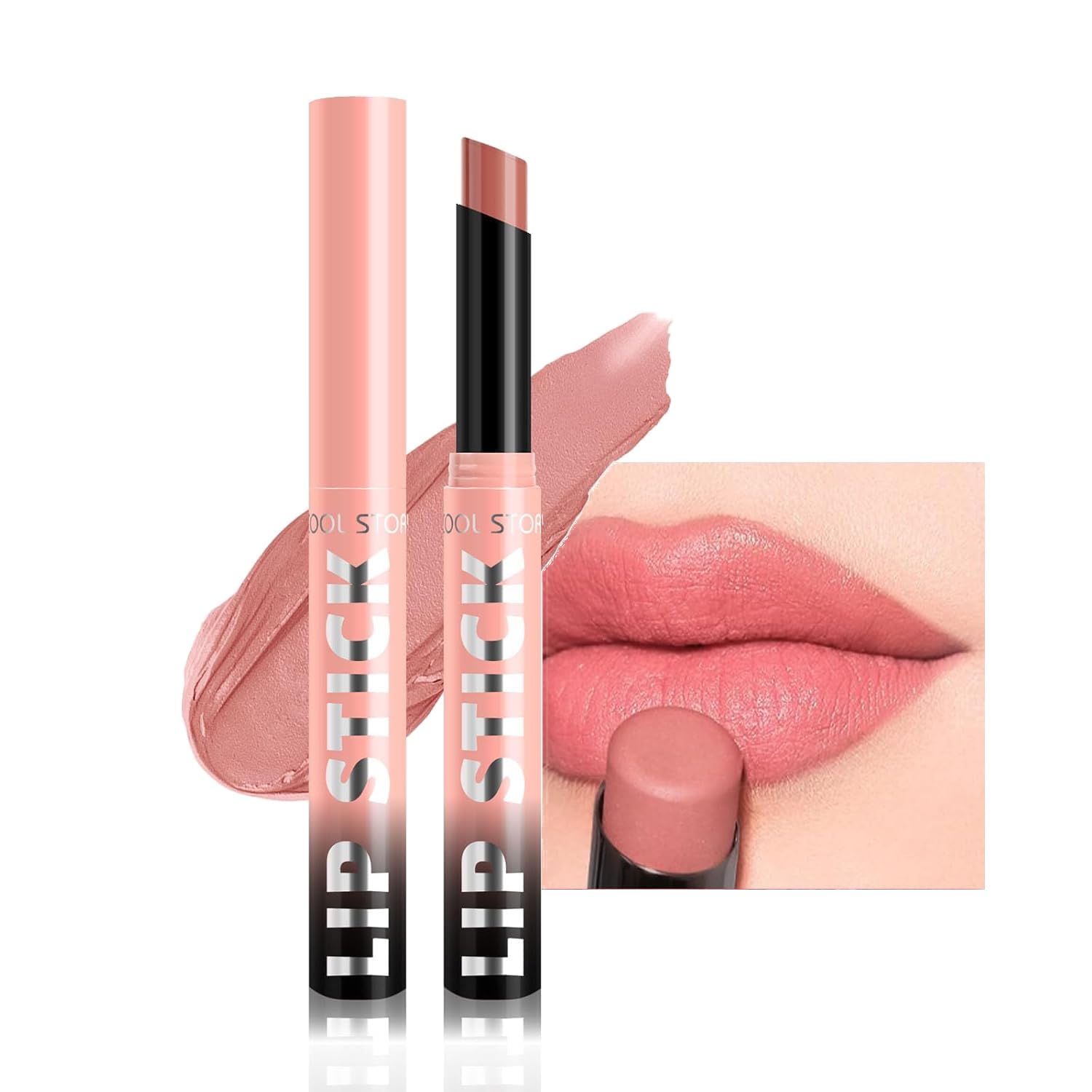 COOL STORY Matte Lipstick Lightweight Blurring Formula with High Impact Pigment, Long-las…
