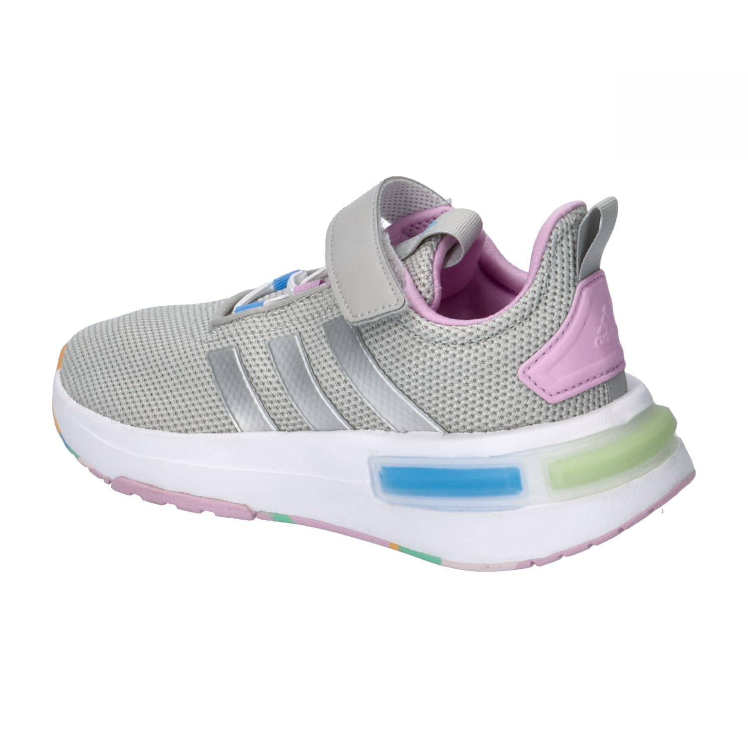 adidas Uniseks - dzieci Racer TR23 Hook and Loop Shoes Kids, grey two/silver met/lilac, 28 EU