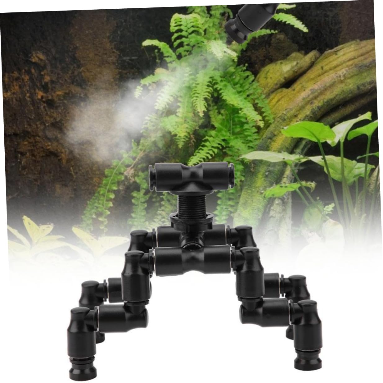 BESPORTBLE 1set Adjustable Reptiles Cooling Nozzles to Sprayers for Terrarium Misting Tank Accessories Rotatable Design for Lizard and Amphibian Care