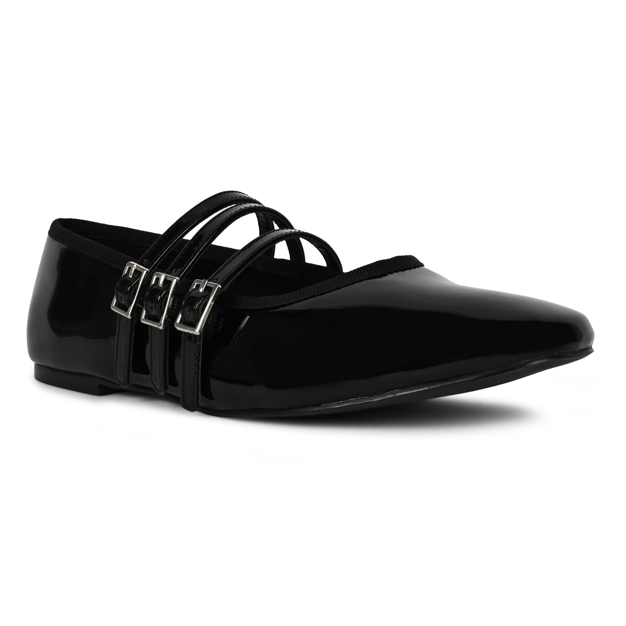 call it spring Women's Black Ballerina-picture-25