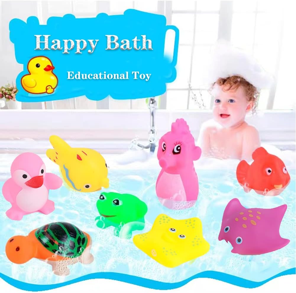 18 PCS Preschool Bath Toys Set for Toddlers Kids 1-3 Barbados Ubuy - Main Image