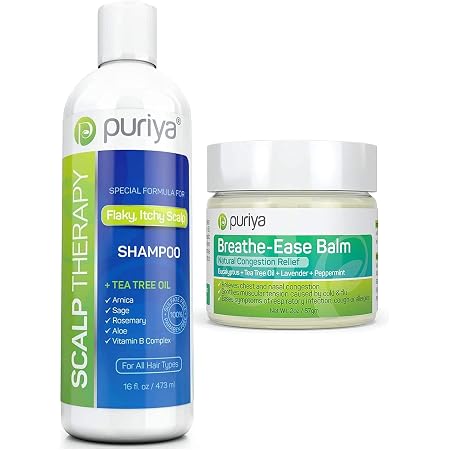 Amazon.com: Puriya - Juego de bálsamo para aclarar el cuero cabelludo sin  sulfato y para aliviar la congestión, tratamiento hidratante del cuero  cabelludo seco : Belleza y Cuidado Personal