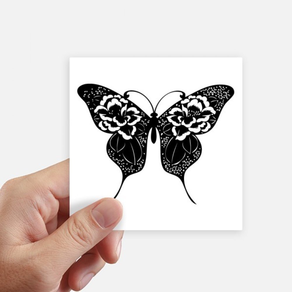 Autocollant papillon rose premium 10 cm DIYthinker décoration durable multicolore
