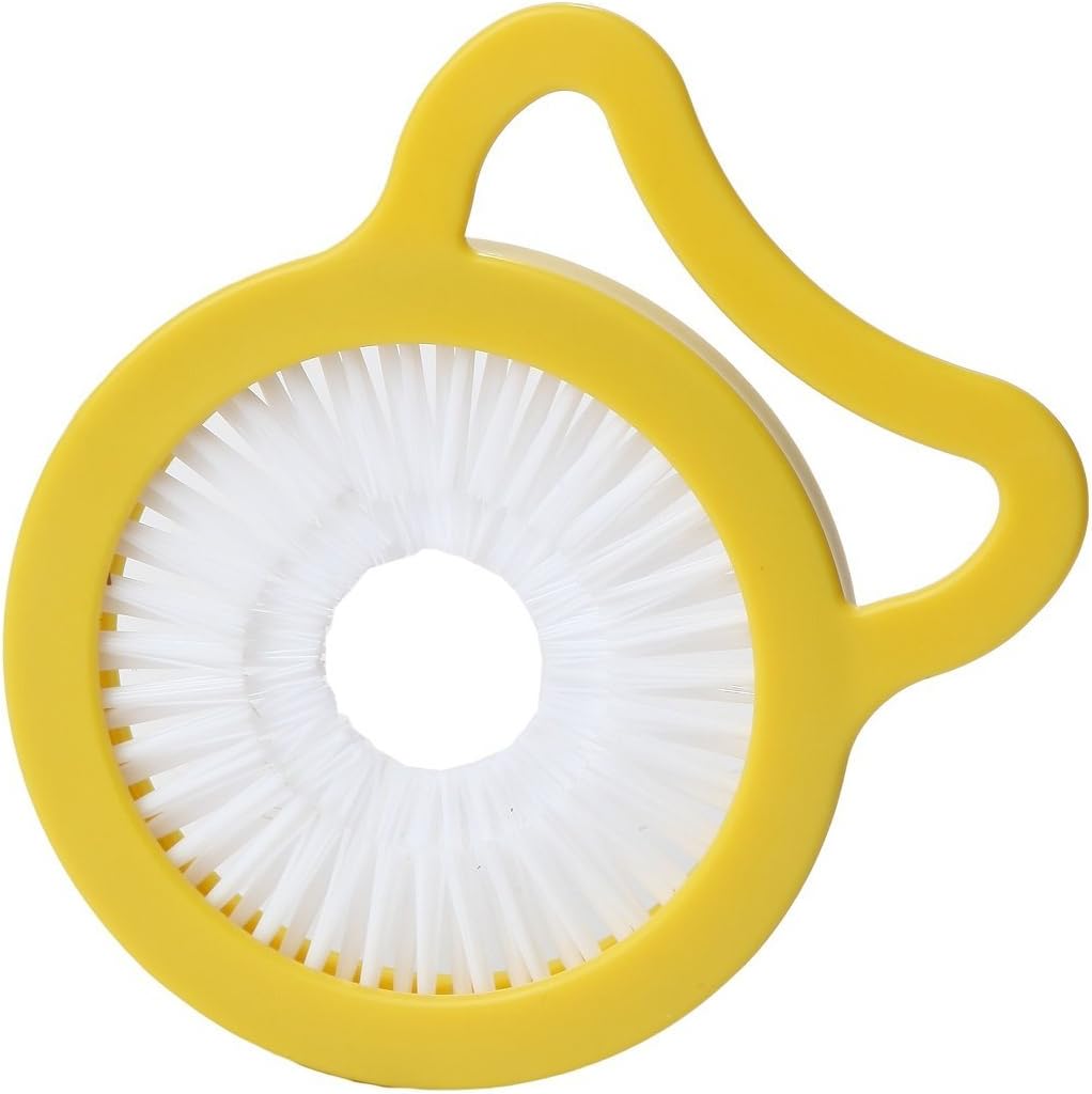 Home-X Corn Brush to Remove Silk - Multifunctional Corn Silk Remover Brush - Vegetable, Fruit, Cucumber and Corn Brush - Easy-to-Use, Durable, and Ergonomically Designed Double Row Corn Desilker