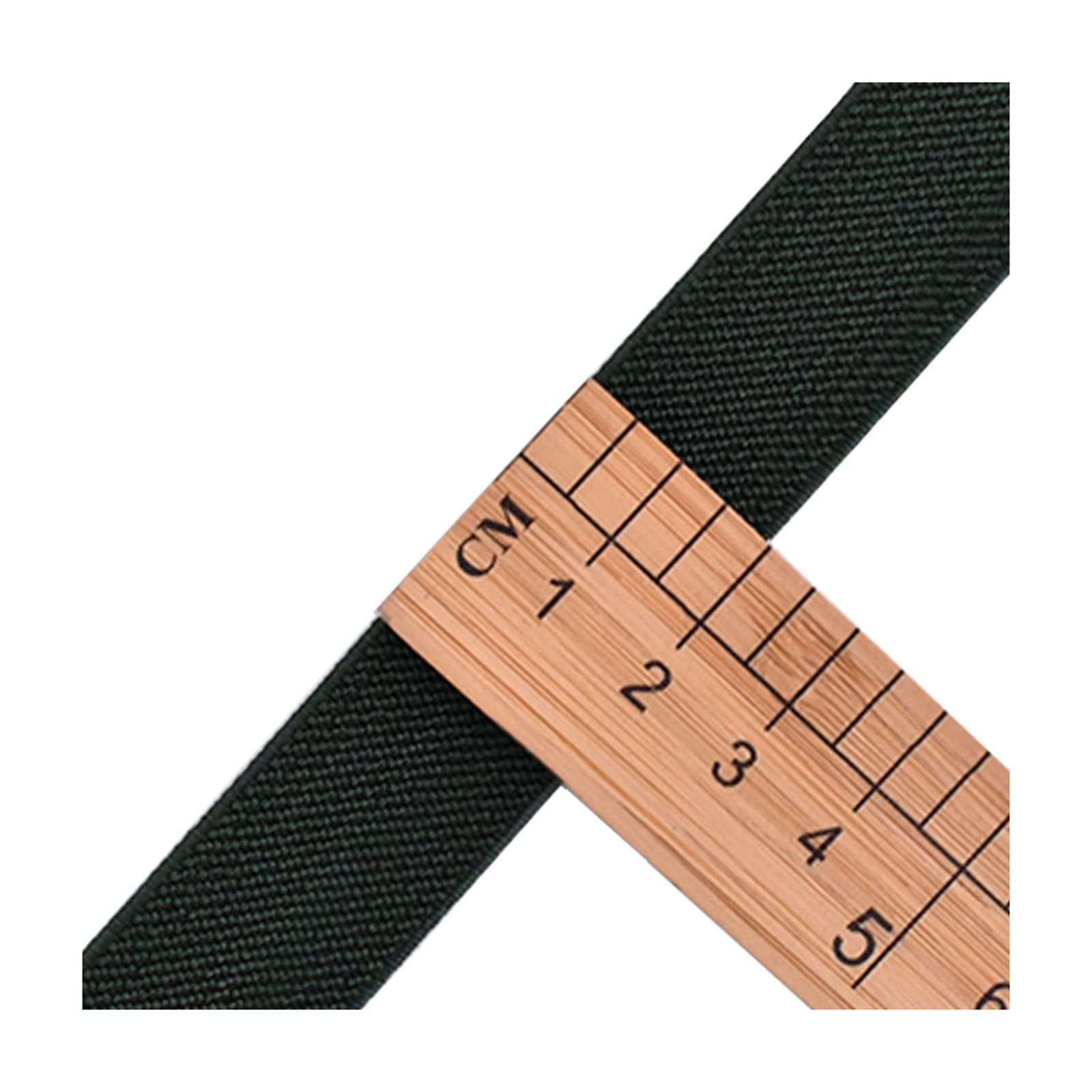 Taśma nylonowa Elastyczna taśma rozciągliwa do szycia w pasie 20 mm grubości do spodni, spódnic, pasków, taśmy, akcesoria do majsterkowania(Dark Green,20mm-5 M)