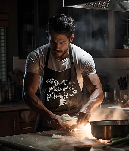 Miniatura 3 de Delantales divertidos para mujer con bolsillos para hornear cocinar, bonitos regalos de cumpleaños de Navidad para mamá, esposa, amigas, hermana
