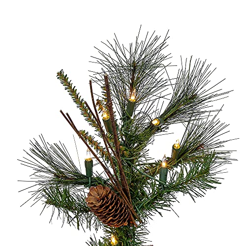 Vickerman 6' Ashland Artificial Christmas Tree, Clear Dura-Lit Incandescent Lights - Faux Christmas Tree - Seasonal Indoor Home Decor #TOP1