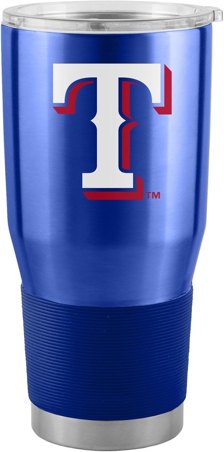 Logo Brands 529-S30T-1: Texas Rangers 30oz Stainless Tumbler