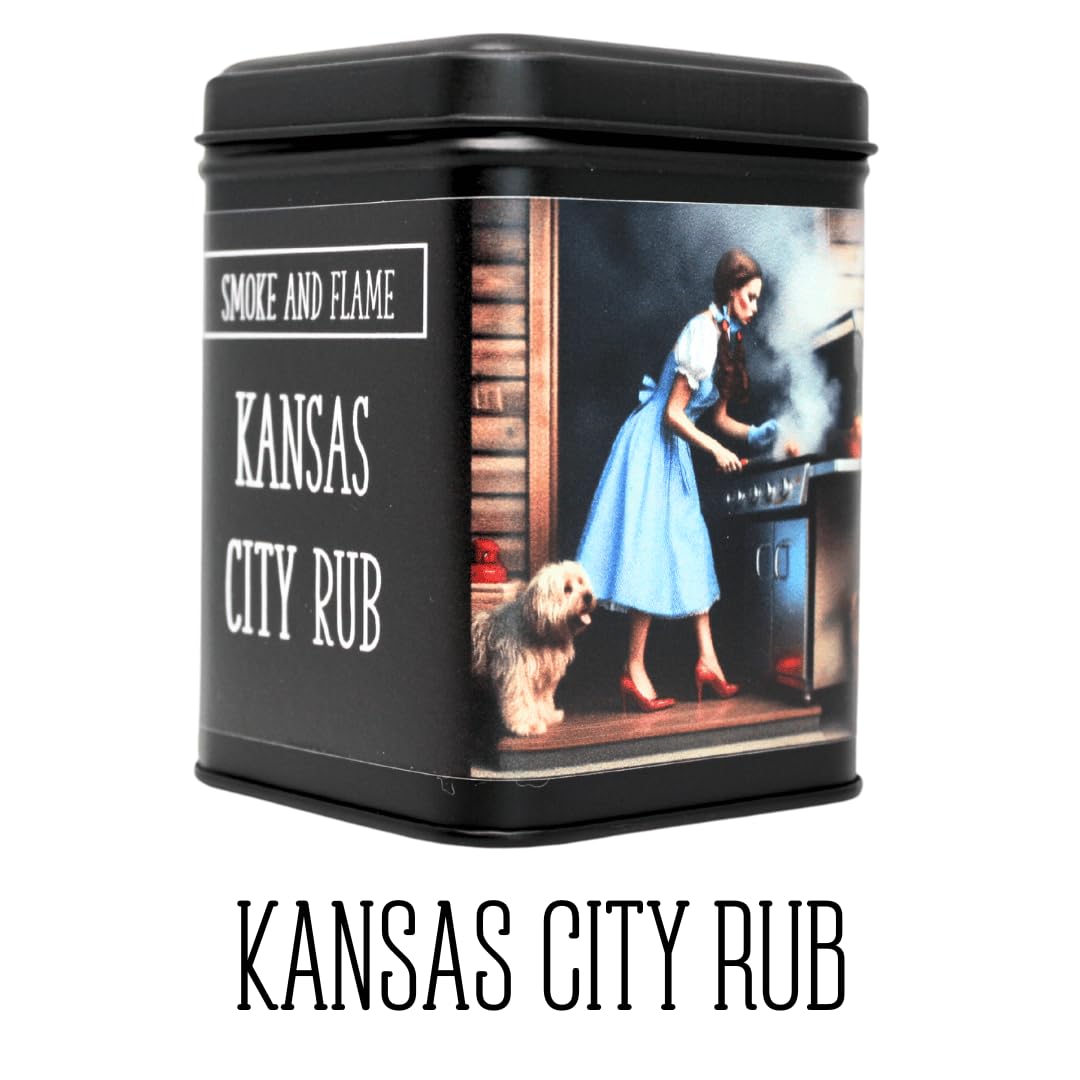 Kansas City BBQ Dry Rub 200g - Mixed Spice blend barbecue Seasoning Natural Spices Mix - Perfect for smoked meats BBQ Ribs Low and Slow Grilling