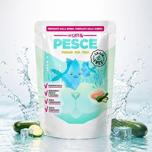 Foto 3 de 6 de ANIMALUJOS - Comida Húmeda Gatos Real Bowl Cat 6x80g Buey o Pescado o Mix Monoproteico Sin Cereales Natural…