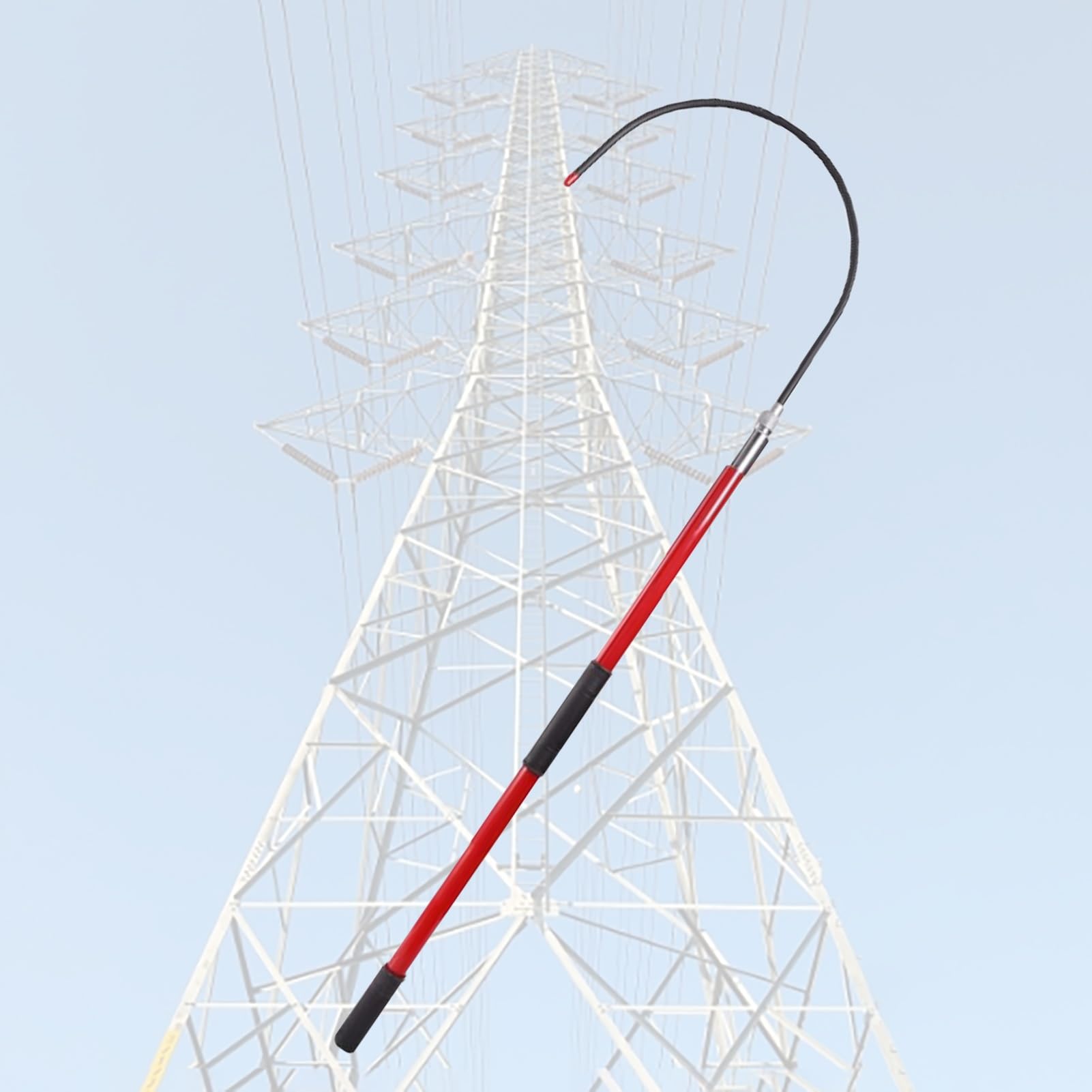 MSHGSKU Insulated Rescue Hook for High Voltage, Essential Safety Tool for Electricians to Prevent Electrocution in Aerial Work