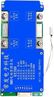 wiianoxd 8S 24V 100A LiFePO4 Battery Protection Board Equal Connection with Balance Temperature Control BMS Battery Board for UPS