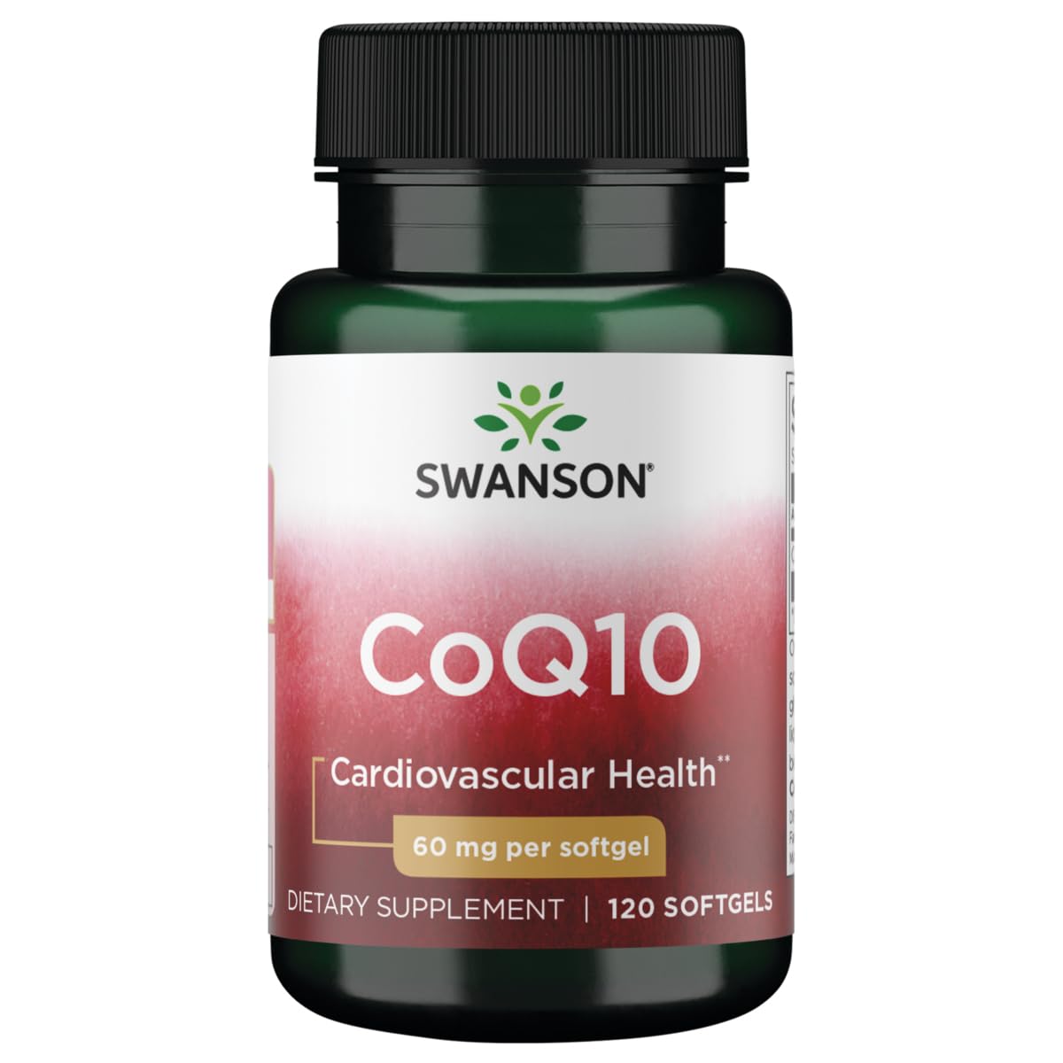 Swanson CoQ10, Cardiovascular Support, 60 mg, 120 Softgels