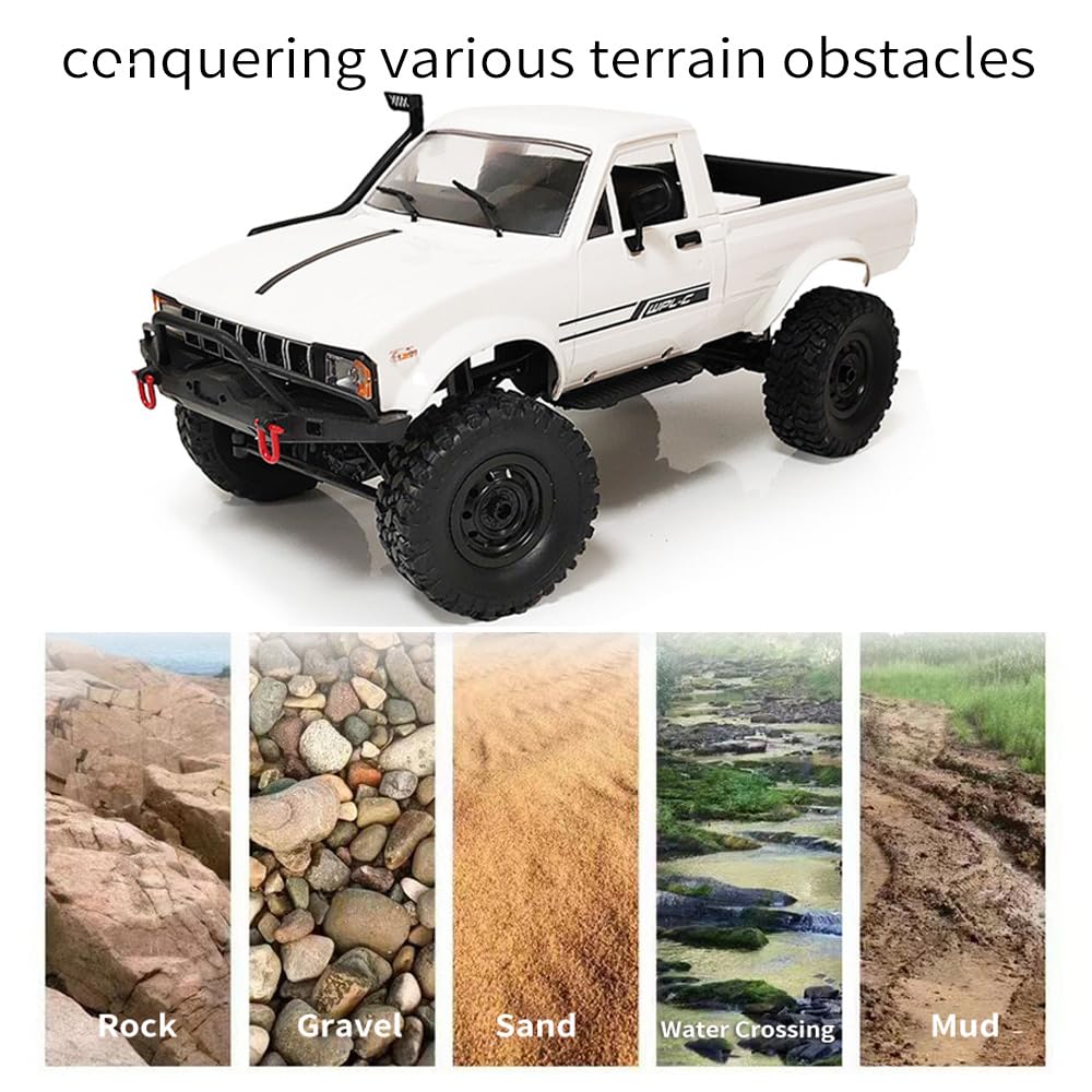 Amazon.com: GoolRC RC Truck, WPL C24-1 RC Crawler 1/16 Scale
