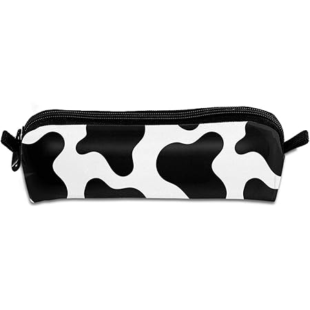 Amazon ペンケース ペンポーチ 乳牛 牛柄 斑点模様 斑点柄 ホルスタイン 男子 女子 おしゃれ かわいい 大容量 ポリエステル 筆箱 化粧ポーチ 収納 小物入れ 中学生 シンプル オフィス用 個性 筆箱 高校生 Bolaco ペンケース 文房具 オフィス用品