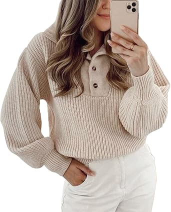button up turtleneck sweater