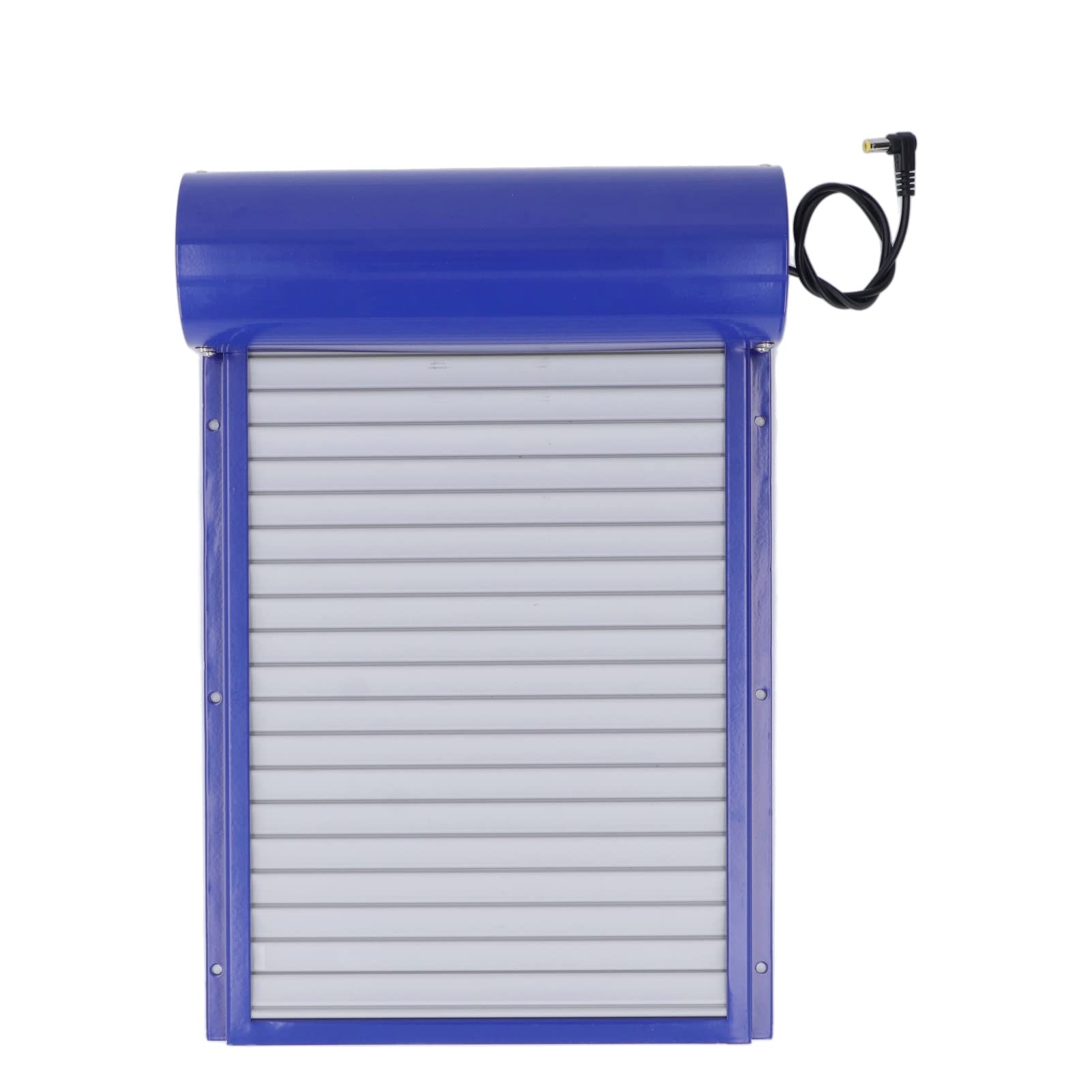 Generic Puerta Automática para Gallinero con Temporizador y Cortina Enrollable, Puerta para Aves de Corral, Patos, Marco de Metal a Prueba de óxido y Pantalla Led
