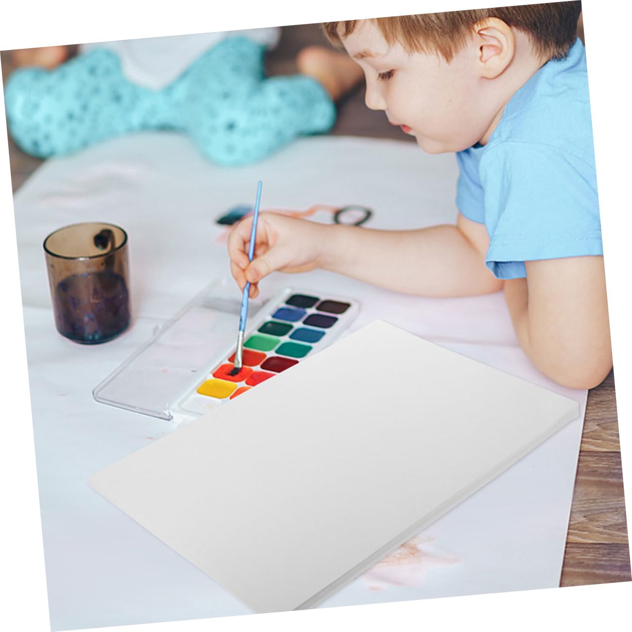 IWOWHERO 100blätter Aquarellpapier Dicke Strukturierte Malpapiere Für Künstler Zum Zeichnen Und Malen Format Für Beeindruckende Kunstwerke á
