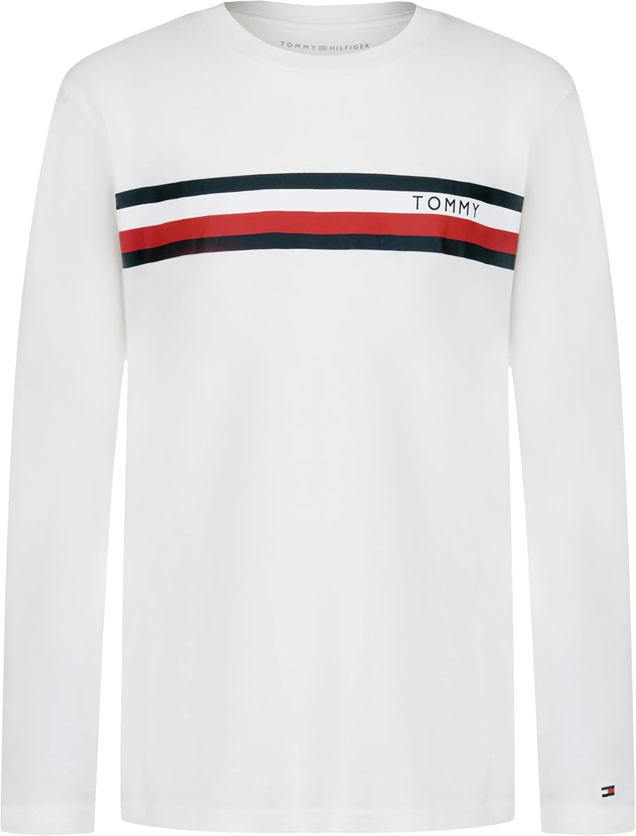 Tommy Hilfiger Boys' Long Sleeve Crew Neck T-Shirt