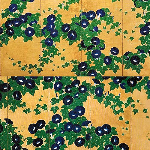 Amazon.co.jp: 鈴木其一『 朝顔図屏風 』のマウスパッド：フォトパッド