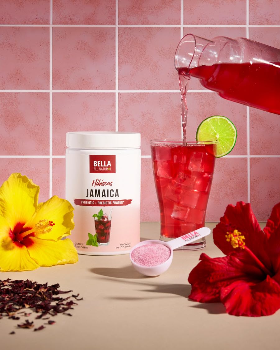 Bella all Natural Hibiscus Jamaica with Prebiotics