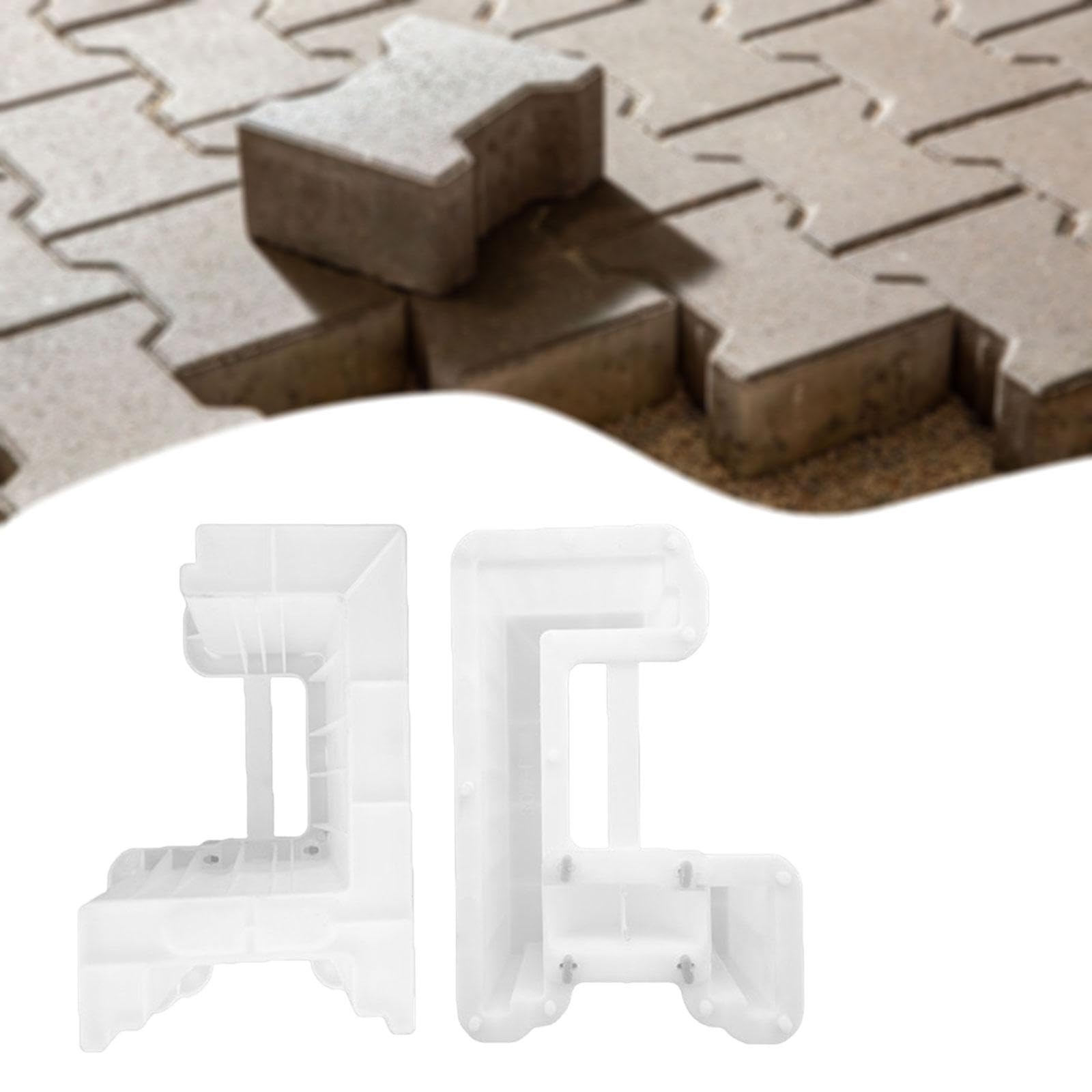 Generic 2 Pezzi Modello Blocchi Pozzo Cemento Mattoni Riutilizzabile in PP per Percorsi E Piante Adatto a Terrazza Parco Cortile Casa Giardino, Style E