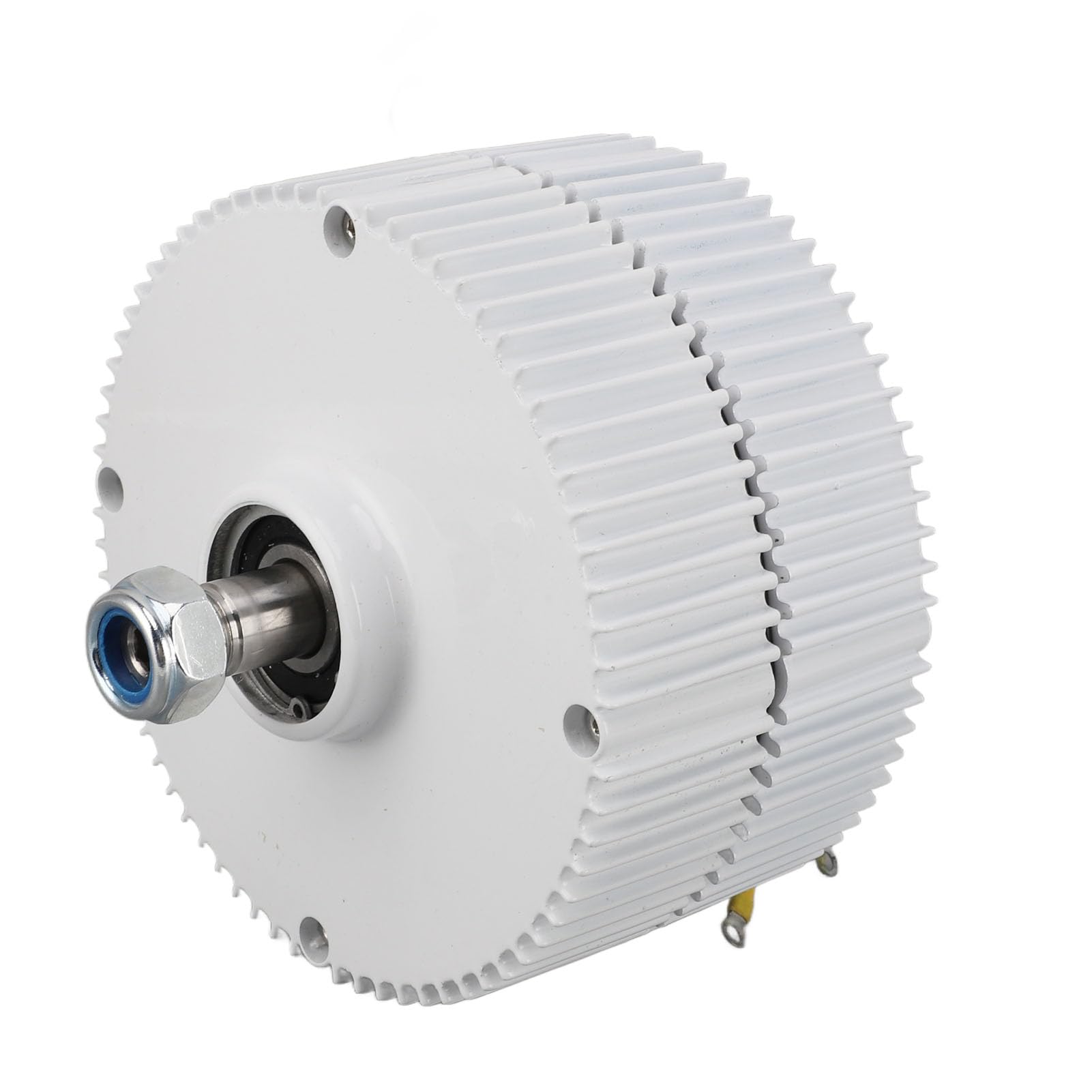 Cocoarm Generatore a Doppio Albero 48V, Generatore Sincrono a Magneti Permanenti Lega di Alluminio Uscita CA Trifase Lubrificazione a Grasso Design Compatto per Turbine Eoliche Orizzontali Verticali