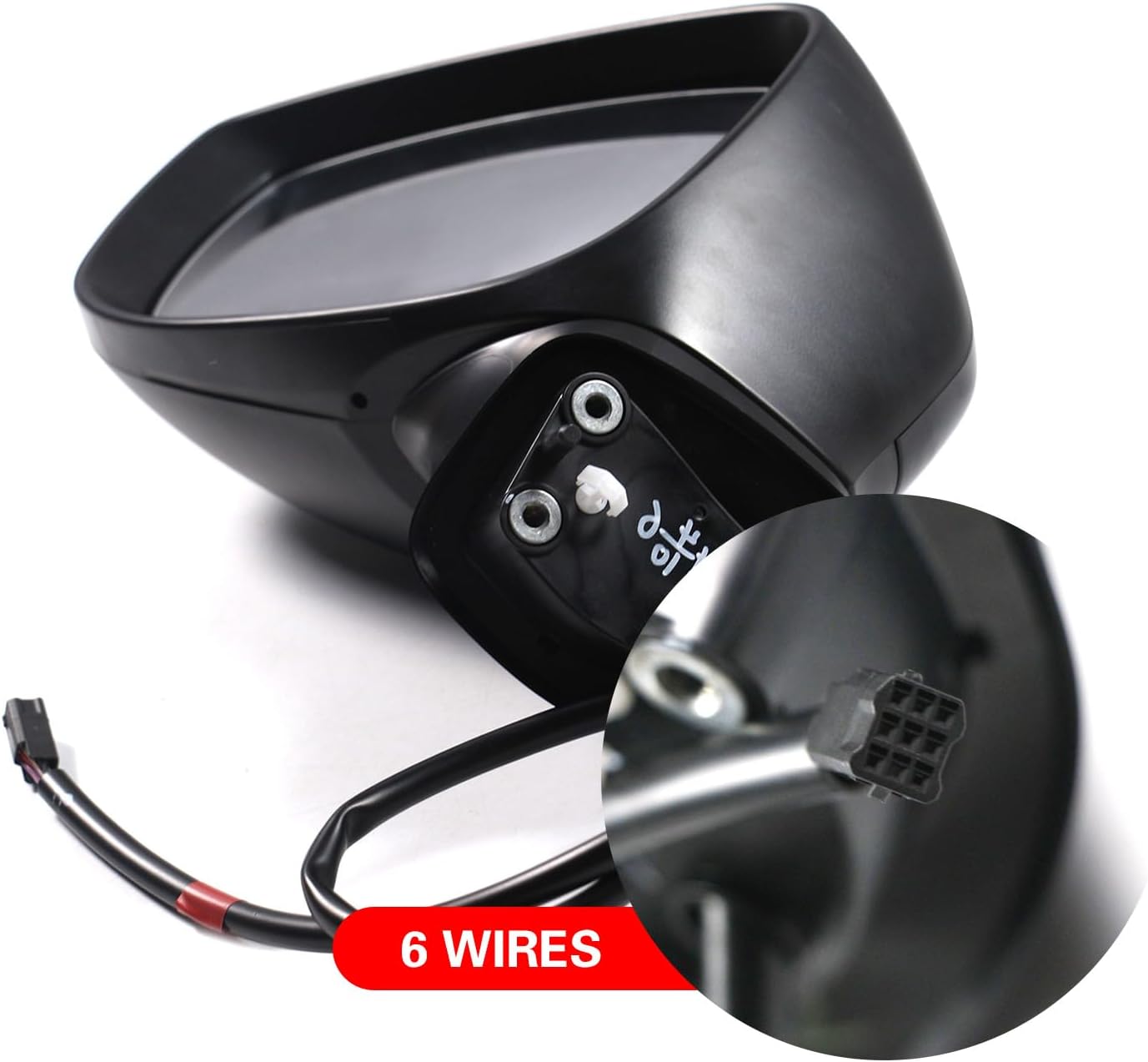 Marretoo for Mazda CX-5 2017 2018 2019 2020 2021 2022 2023 Side Mirror Assembly Driver Side for Mazda CX5 Accessories|POWER+LAMP+BSM Non-Heated Replaces MA1320198(LH)191275664759, KB7W69182