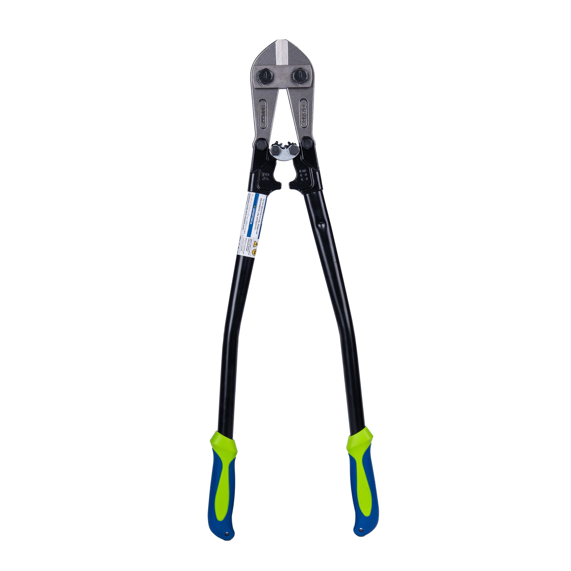 ZipTie.com 24” Bolt Cutter with Soft Rubber Grip - Chrome Molybdenum Steel Blade For Easy Cutting - Heavy-Duty Wire Pliers,Bolt, Chain, Rebar, Lock &
